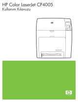 HP Color LaserJet CP4005 Printer series Kullanım kılavuzu