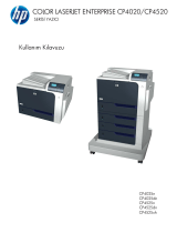 HP Color LaserJet Enterprise CP4525 Printer series Kullanım kılavuzu