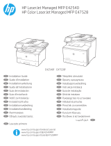 HP LaserJet Managed MFP E42540 series Yükleme Rehberi