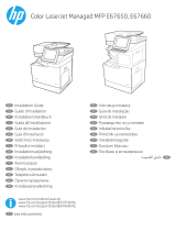 HP Color LaserJet Managed MFP E67650 series Yükleme Rehberi