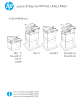 HP LaserJet Enterprise MFP M631 series Kullanım kılavuzu