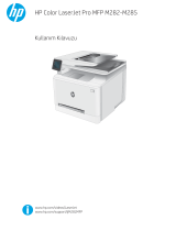 HP Color LaserJet Pro M282-M285 Multifunction Printer series Kullanım kılavuzu