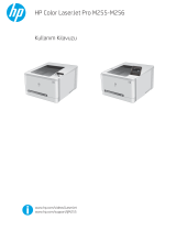 HP Color LaserJet Pro M255-M256 Printer series Kullanım kılavuzu