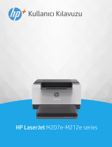 HP LaserJet M207e-M212e Printer series Kullanici rehberi