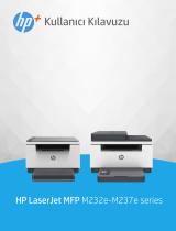 HP LaserJet MFP M232e-M237e Printer series Kullanici rehberi