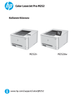 HP Color LaserJet Pro M252 series Kullanım kılavuzu