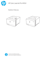 HP Color LaserJet Pro M453-M454 series Kullanım kılavuzu