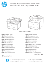 HP Color LaserJet Enterprise MFP M480 series Yükleme Rehberi