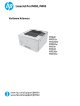 HP LaserJet Pro M402-M403 n-dn series Kullanım kılavuzu