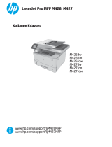 HP LaserJet Pro MFP M426-M427 f series Kullanım kılavuzu