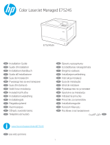HP Color LaserJet Managed E75245 Printer series Yükleme Rehberi
