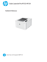 HP Color LaserJet Pro M153-M154 Printer series Kullanım kılavuzu