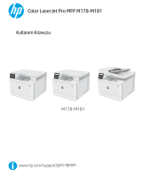 HP Color LaserJet Pro M180-M181 Multifunction Printer series Kullanım kılavuzu
