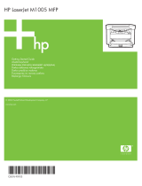 HP LaserJet M1005 Multifunction Printer series Hızlı başlangıç ​​Kılavuzu