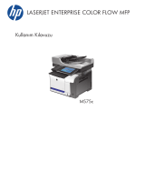 HP LaserJet Enterprise 500 color MFP M575 Kullanım kılavuzu