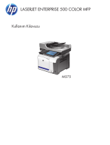 HP LaserJet Enterprise 500 color MFP M575 Kullanım kılavuzu