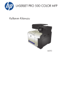 HP LaserJet Pro 500 Color MFP M570 Kullanım kılavuzu
