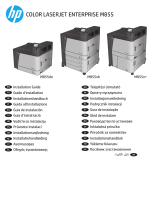 HP Color LaserJet Enterprise M855 Printer series Yükleme Rehberi