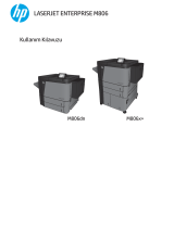 HP LaserJet Enterprise M806 Printer series Kullanım kılavuzu