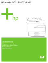 HP LaserJet M5025 Multifunction Printer series Hızlı başlangıç ​​Kılavuzu