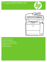 HP LaserJet M3027 Multifunction Printer series Hızlı başlangıç ​​Kılavuzu