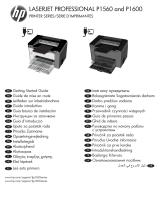 HP LaserJet Pro P1606 Printer series Kullanım kılavuzu
