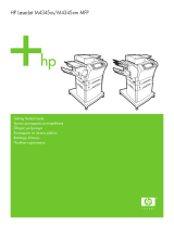 HP LaserJet M4345 Multifunction Printer series Hızlı başlangıç ​​Kılavuzu
