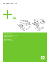 HP LaserJet M4345 Multifunction Printer series Hızlı başlangıç ​​Kılavuzu