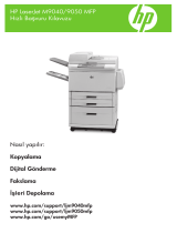 HP LaserJet M9040/M9050 Multifunction Printer series Başvuru Kılavuzu