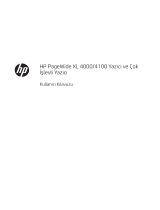 HP PageWide XL 4100 Printer series Kullanici rehberi