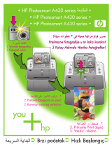 HP Photosmart A430 Portable Photo Studio series Hızlı başlangıç ​​Kılavuzu
