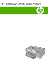 HP Photosmart D7400 Printer series Kullanici rehberi