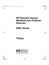 HP Deskjet 930/932c Printer series Kullanici rehberi