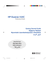 HP DESKJET 1125C PRINTER Hızlı başlangıç ​​Kılavuzu