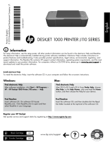 HP Deskjet 1000 Printer series - J110 El kitabı