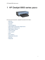 HP Deskjet 6840 Printer series Kullanici rehberi