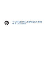 HP Deskjet Ink Advantage 2520hc All-in-One Printer series Kullanici rehberi