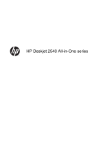 HP Deskjet Ink Advantage 2540 All-in-One Printer series Kullanici rehberi