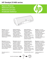 HP Deskjet D1400 Printer series Kullanici rehberi