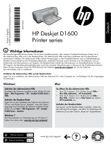 HP Deskjet D1600 Printer series El kitabı