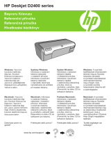HP Deskjet D2400 Printer series Kullanici rehberi