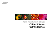 HP Samsung CLP-661 Color Laser Printer series Kullanım kılavuzu