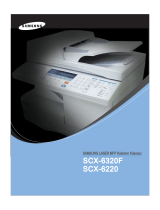 HP Samsung SCX-6520 Laser Multifunction Printer series Kullanım kılavuzu