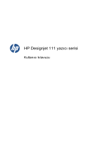 HP DesignJet 111 Printer series Kullanici rehberi