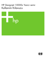 HP DesignJet 10000s Printer series Kullanım kılavuzu