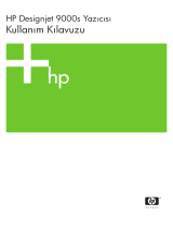 HP DesignJet 9000s Printer series Kullanici rehberi