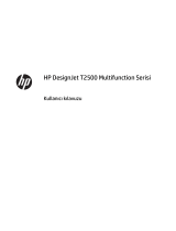 HP DesignJet T2500 Multifunction Printer series Kullanici rehberi