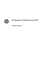 HP DesignJet T3500 Production Multifunction Printer Kullanici rehberi