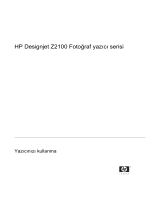 HP DesignJet Z2100 Photo Printer series Kullanım kılavuzu
