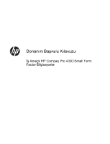 HP Compaq Pro 4300 Small Form Factor PC Başvuru Kılavuzu